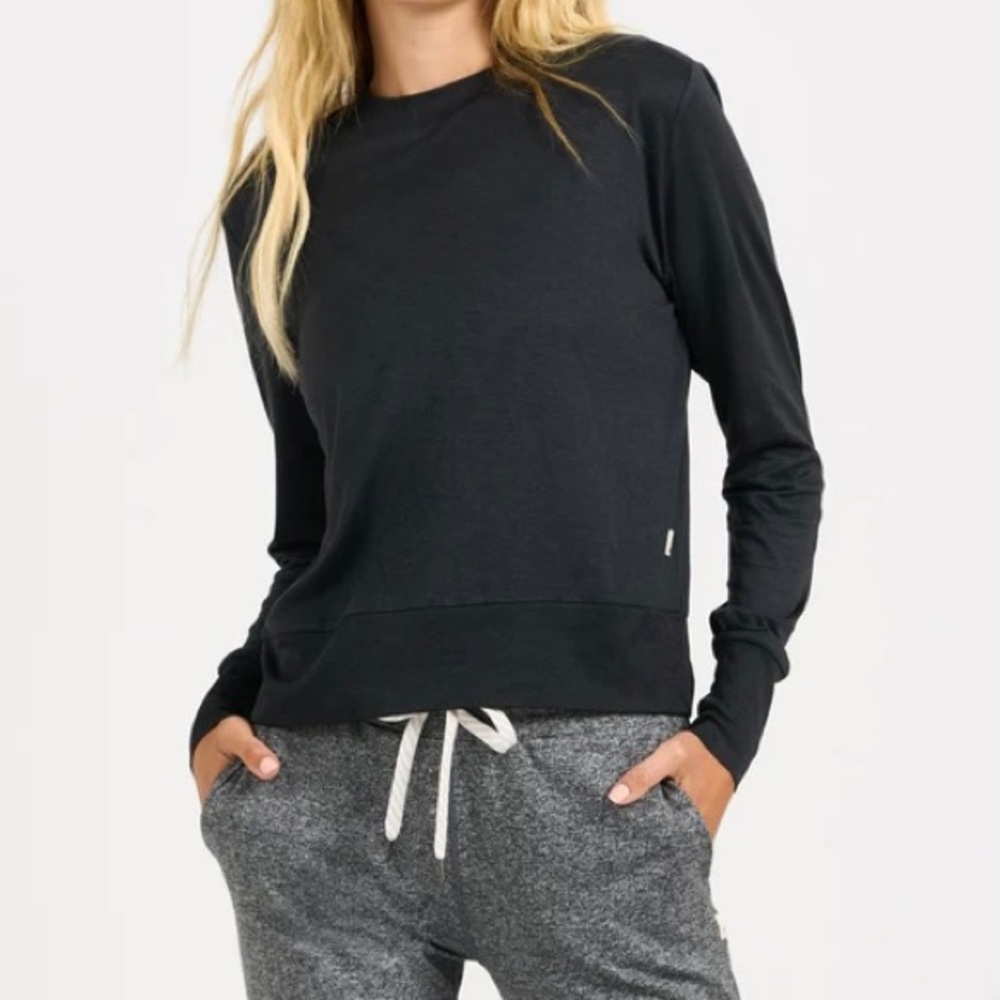 NWT Vuori Daydream Crew - Black Heather